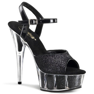 Stripper High Heel Platform Mini Glitter Shoes